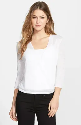 NIC+ZOE NIC+ZOE Convertible Cardigan in Paper White — Women Winter white Tops