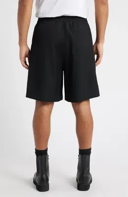 FRAME FRAME Relaxed Wool Shorts in Black — Men Winter black Pants