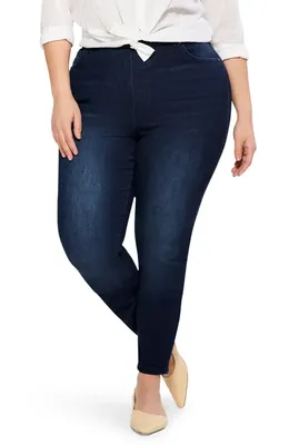 NIC+ZOE NIC+ZOE Slim Ankle Jeans in Twilight — Women Summer navy Pants