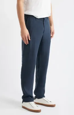 rag & bone rag & bone Evan Back Elastic Waist Linen Dress Pants in Sail — Men Winter navy Pants