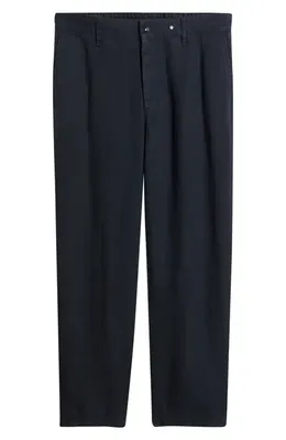 rag & bone rag & bone Evan Back Elastic Waist Linen Dress Pants in Sail — Men Winter navy Pants