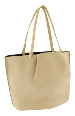 Vince Vince Ava Leather Tote in Maiz — Women Autumn tan Accessories