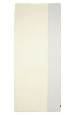 Vince Vince Boiled Cashmere Border Wrap Scarf in Ivory — Women Autumn ivory Accessories