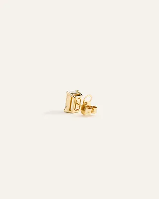 Quince Quince Women's 14K Gold Lab Grown Diamond Statement Emerald Studs 6ctw in Yellow Gold — Women Spring gold Accessories