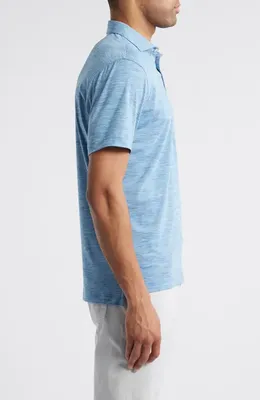 johnnie-O johnnie-O Huron PREP-FORMANCE Polo in Barrels Blue — Men Summer silver Tops