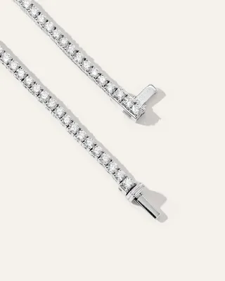 Quince Quince Women's 14K Gold Lab Grown Diamond Tennis Necklace 7ctw in White Gold — Women Summer white Accessories