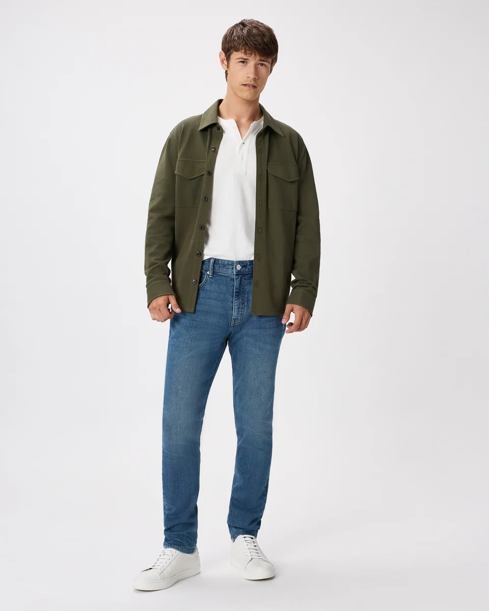 Quince Quince | Men's Warren Stretch Skinny Jeans in Azure Blue — Men Summer blue Jeans & Denim