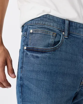 Quince Quince | Men's Warren Stretch Skinny Jeans in Azure Blue — Men Summer blue Jeans & Denim
