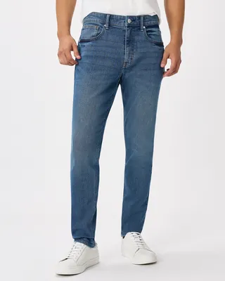 Quince Quince | Men's Warren Stretch Skinny Jeans in Azure Blue — Men Summer blue Jeans & Denim