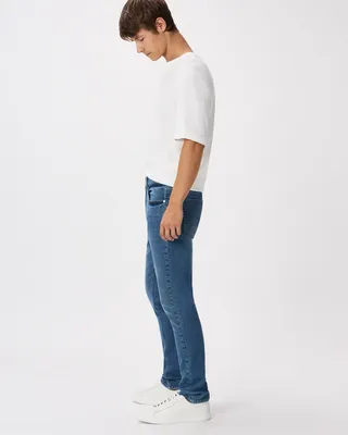 Quince Quince | Men's Warren Stretch Skinny Jeans in Azure Blue — Men Summer blue Jeans & Denim