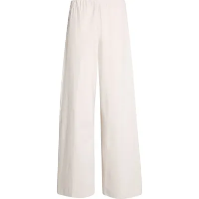 Vince Vince Colette High Waist Cotton Twill Bias Pants in Oyster — Women Spring ivory Trousers & Chinos