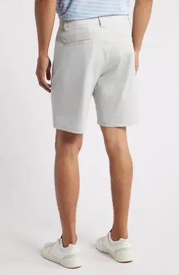 johnnie-O johnnie-O Fusionn Stretch Nylon Chino Shorts in Quarry — Men Winter white Shorts