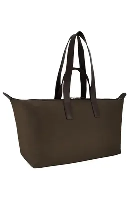 Vince Vince Ventura Recycled Nylon Carryall Shoulder Bag in Cacao Soft Nylon — Women Autumn black Accessories