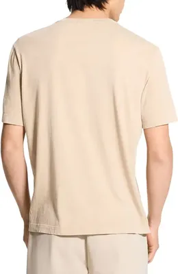 Theory Theory Washed Pima Cotton T-Shirt in Chino — Men Autumn beige Tops