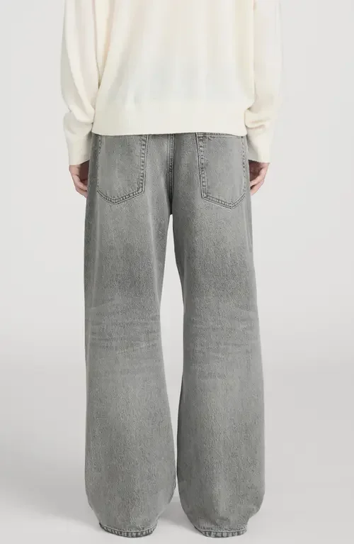 FRAME FRAME Baggy Jeans in Fogline — Men Summer grey Jeans & Denim