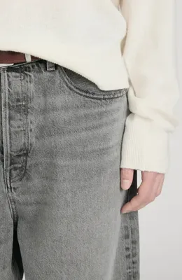 FRAME FRAME Baggy Jeans in Fogline — Men Summer grey Jeans & Denim