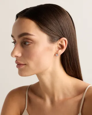 Quince Quince Women's 14K Gold Lab Grown Diamond Martini Studs 2.5ctw in White Gold — Women Summer ivory Accessories