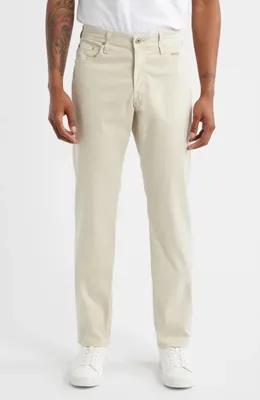 AG AG SUD Straight Leg Pants in Natural Ivory — Men Spring white Pants
