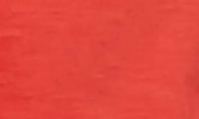 Boden Boden Emily Pom Detail Ruffle Button-Up Shirt in Aurora Red — Women Spring red Tops