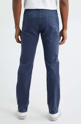FRAME FRAME L'Homme Slim Fit Five-Pocket Twill Pants in Dark Blue — Men Winter navy Pants