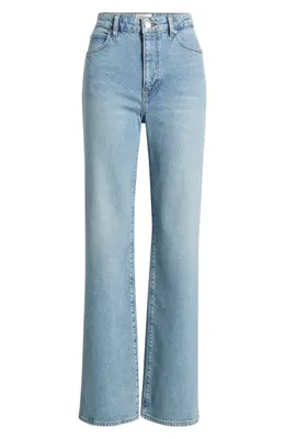 FRAME FRAME The Arrow High Waist Relaxed Bootcut Jeans in Birdie — Women Summer silver Jeans & Denim