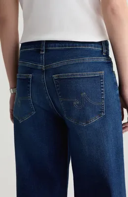 AG AG Saige High Waist Wide Leg Jeans in Outspoken — Women Winter navy Pants