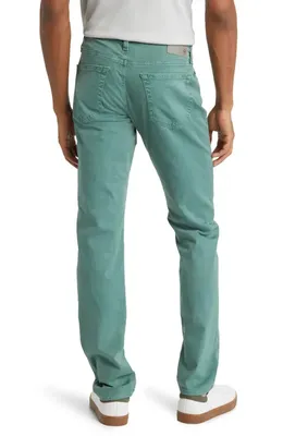 AG AG Tellis Stretch Sateen Modern Slim Pants in Sulfur Kelp Forest — Men Summer grey Pants
