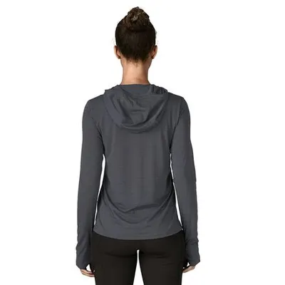 Patagonia Patagonia Capilene Cool Ultra Hoodie in Smolder Blue/Light Smolder Blue X-Dye — Unisex Winter blue Sweatshirts & Hoodies