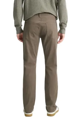 Vince Vince Dylan Slim Fit Peached Stretch Cotton Pants in Frog — Men Autumn green Pants