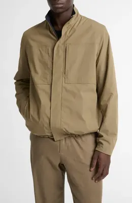Vince Vince Reversible Zip Jacket in Coastal/kalamata — Men Autumn beige Outerwear