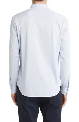 Theory Theory Sylvain ND Structure Knit Button-Up Shirt in Olympic - Yjy — Men Winter white Tops