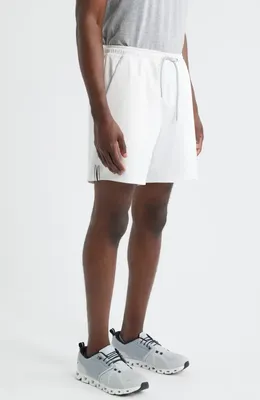 johnnie-O johnnie-O Jumpin Rib Lounge Shorts in White — Men Winter white Shorts