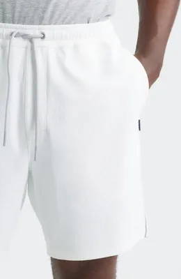 johnnie-O johnnie-O Jumpin Rib Lounge Shorts in White — Men Winter white Shorts