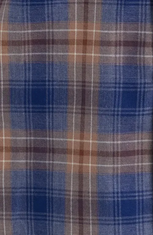 johnnie-O johnnie-O Angelos Plaid Cotton Button-Up Shirt in Hazelnut — Men Summer blue Button-Down Shirts