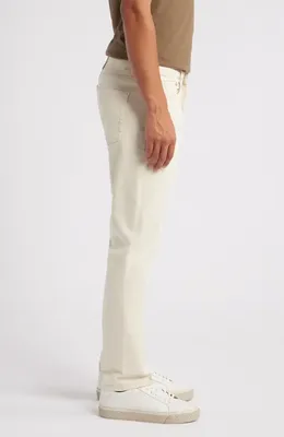 AG AG Everett Slim Straight Leg Jeans in 1 Year Ivory Cream — Men Spring white Pants