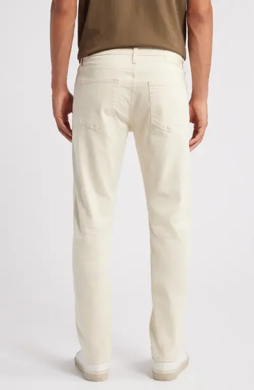 AG AG Everett Slim Straight Leg Jeans in 1 Year Ivory Cream — Men Spring white Pants