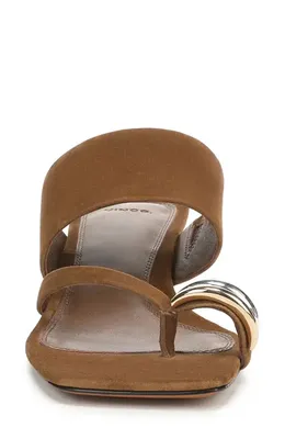 Vince Vince Stacy Toe Loop Sandal in Elmwood — Women Autumn brown Shoes