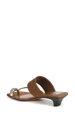 Vince Vince Stacy Toe Loop Sandal in Elmwood — Women Autumn brown Shoes