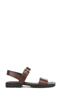 Vince Vince Vega Ankle Strap Sandal in Molton Brown — Women Autumn brown Shoes
