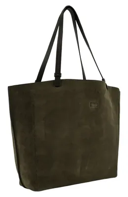 Vince Vince Ava Leather Tote in Herba — Women Autumn khaki Hand Bags