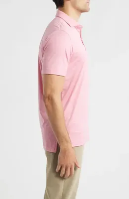 johnnie-O johnnie-O Huron PREP-FORMANCE Polo in Pink Lemonade — Men Spring pink Tops