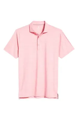johnnie-O johnnie-O Huron PREP-FORMANCE Polo in Pink Lemonade — Men Spring pink Tops