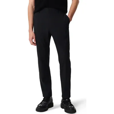 rag & bone rag & bone Lennon Pinstripe Wool Blend Trousers in Black — Men Winter black Pants