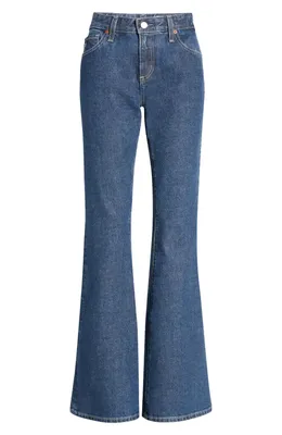 AG AG Angeline Mid Rise Flare Jeans in Lake Blue — Women Summer blue Pants