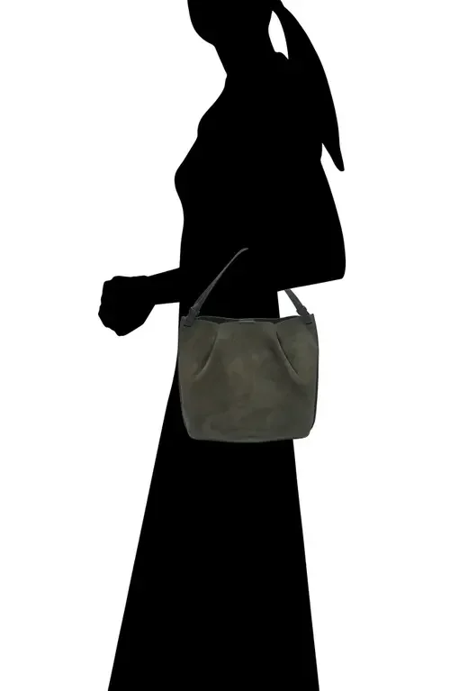 Vince Vince Ava Leather Crossbody Bag in Herba — Women Autumn teal Accessories
