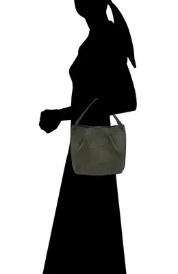 Vince Vince Ava Leather Crossbody Bag in Herba — Women Autumn teal Accessories