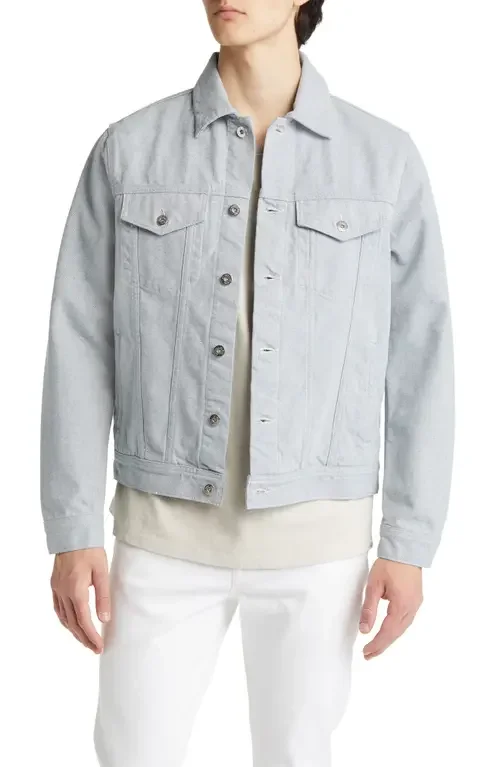 AG AG Dart Denim Trucker Jacket in Reclaimed Indigo — Men Summer teal Outerwear