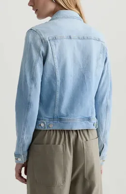 AG AG Robyn Stretch Denim Jacket in Kings River — Women Summer silver Outerwear
