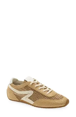 rag & bone rag & bone Retro Runner Slim Ultra Sneaker in Natural Raffia — Women Spring tan Shoes