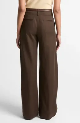 Vince Vince Cotton Utility Wide Leg Pants in Willow — Women Autumn grey Pants